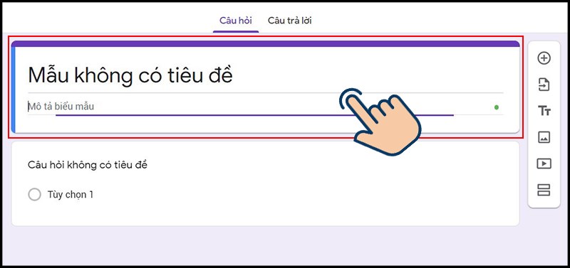 cách tạo google form