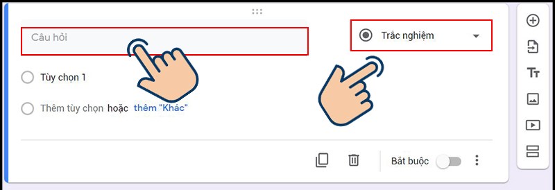 cách tạo google form