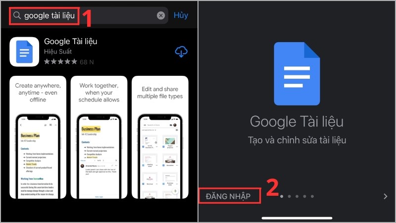 tạo google doc